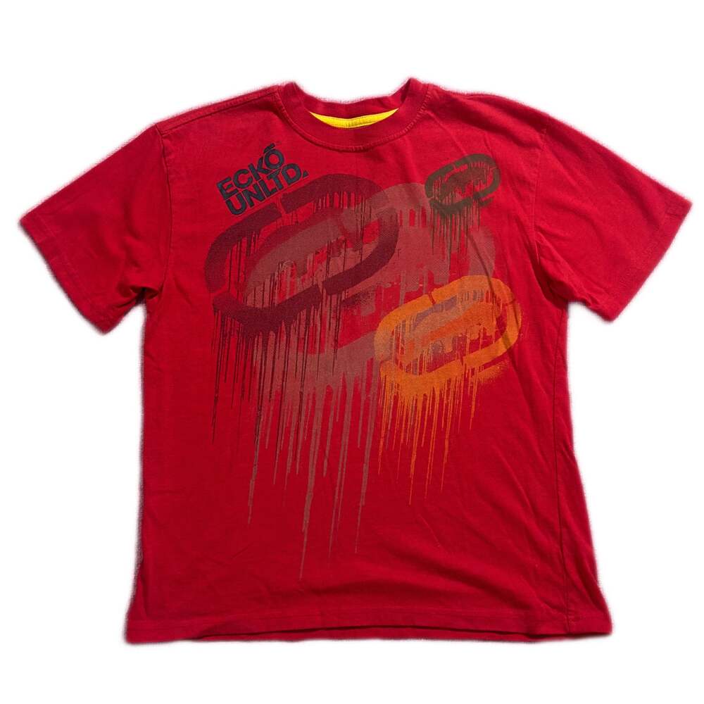 Ecko Unltd Red Graphic T-Shirt